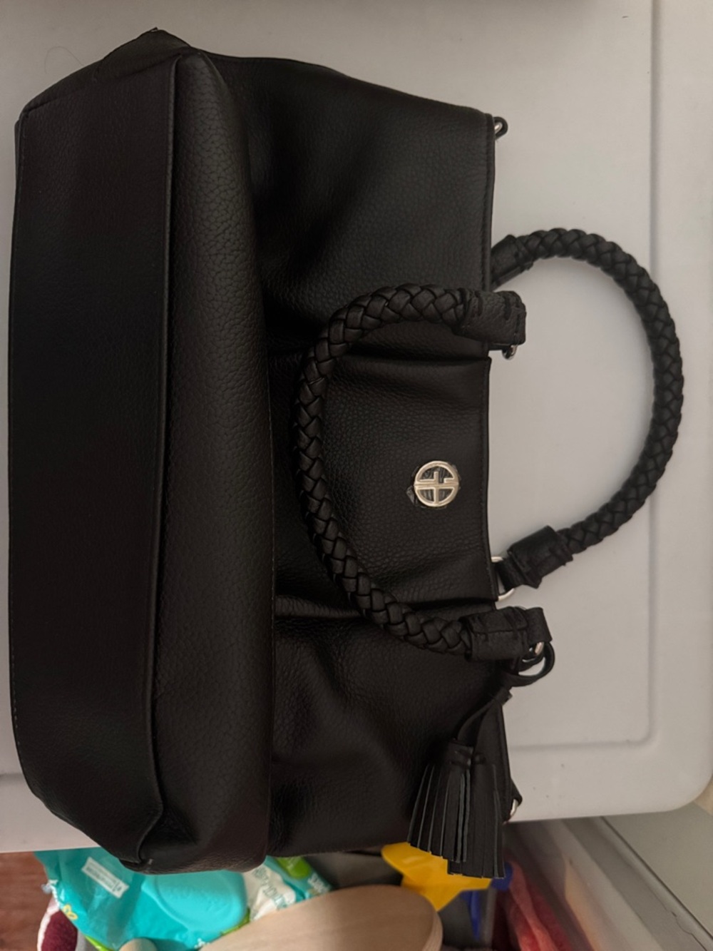 Giani Bernini Black Leather Handbag